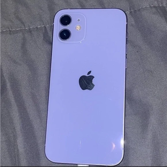 Apple iPhone 12 Purple Sleek Dual-Camera Smartphone - Picture 5 of 5